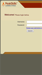 Mobile Screenshot of lms.peakskillslearning.com