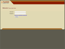 Tablet Screenshot of lms.peakskillslearning.com
